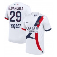 Stroje piłkarskie Paris Saint-Germain Bradley Barcola #29 Koszulka Wyjazdowej 2025-26 Krótki Rękaw